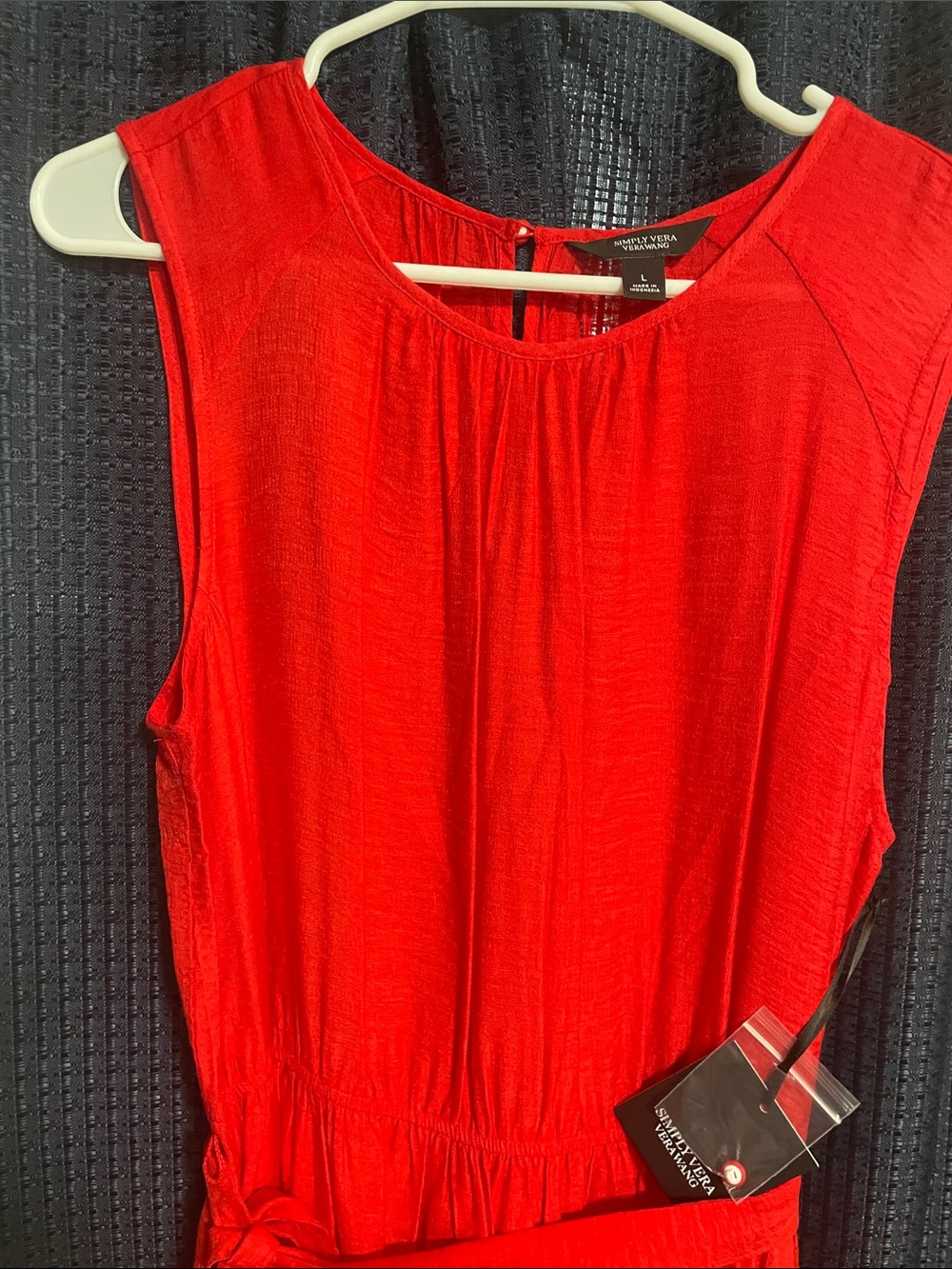 Red Sleeveless Women's Top